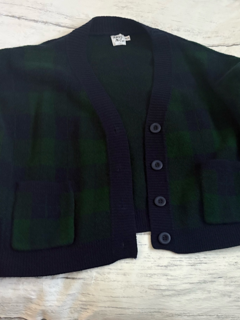 Princess Polly Plaid Cardigan